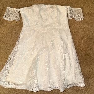 Forever 21 mini white dress. Medium